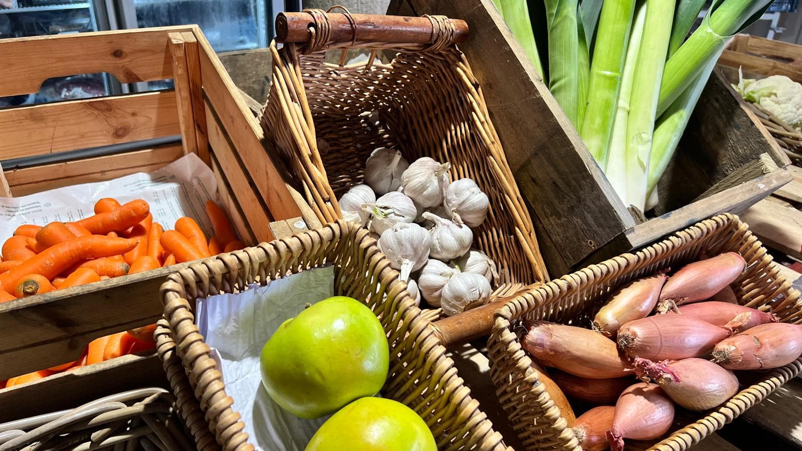 Fresh local vegetables and produce